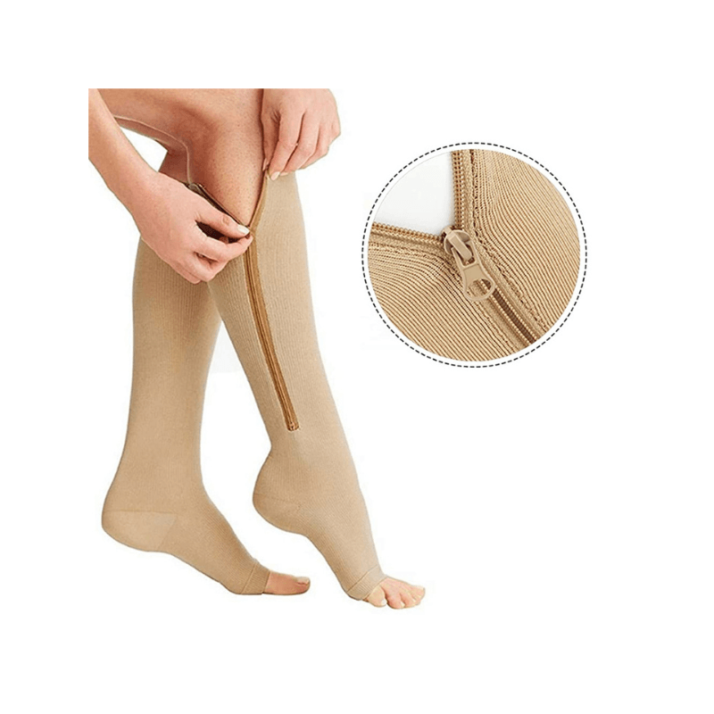 Women's Open Toe Plantar Pain Relief Compression Socks-Plantar Socks