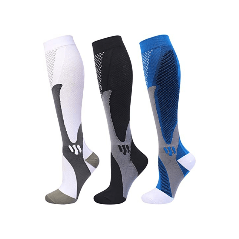 Running Compression Stockings Sports Mix Socks 2 Pack-Plantar Socks