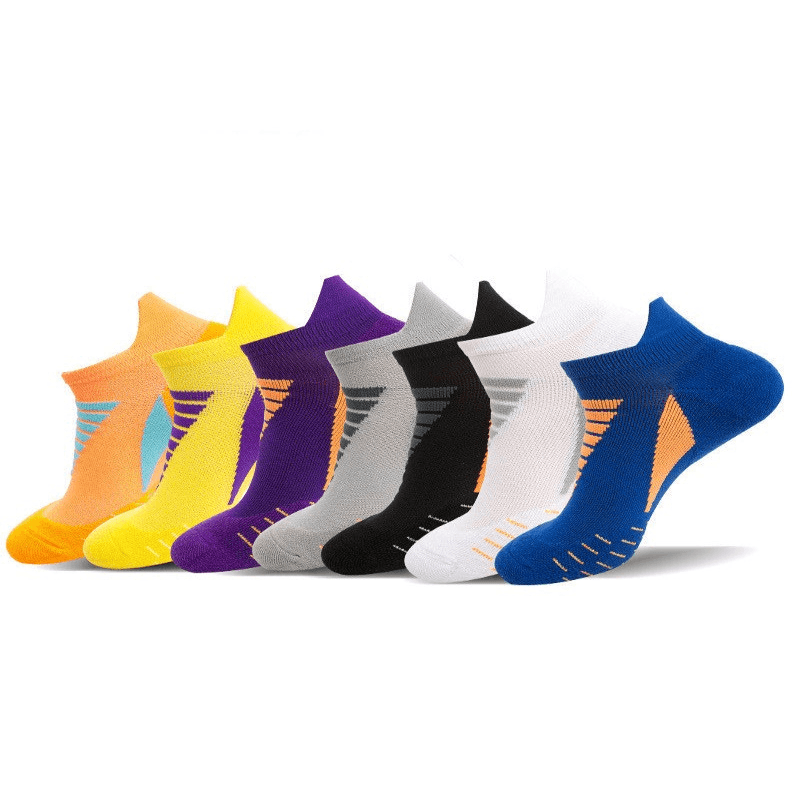 Vibrant Colors Ankle Length Sports Socks For Men & Women-Plantar Socks