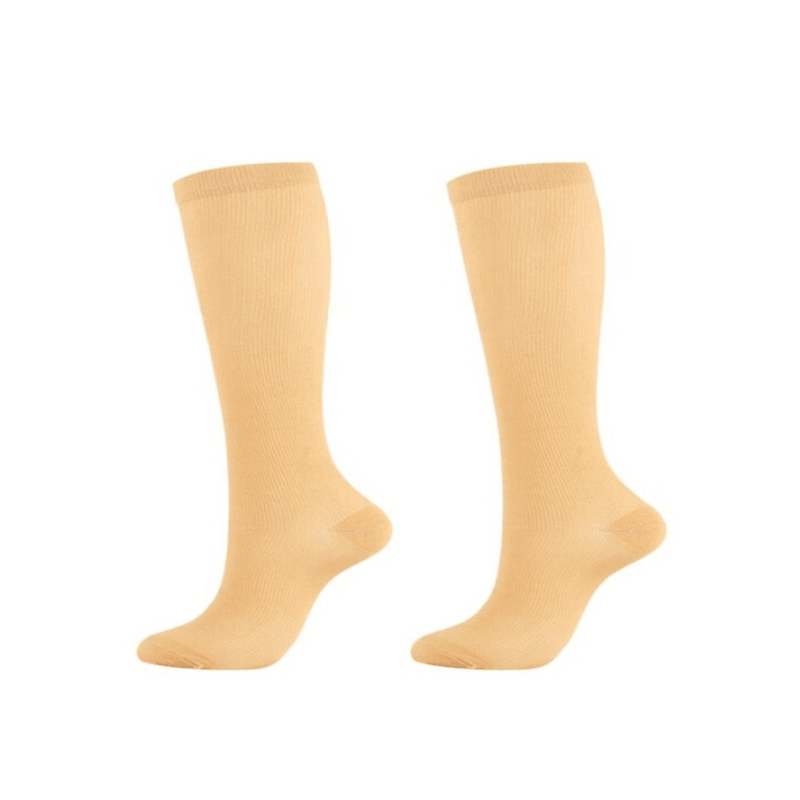 Solid Colors Compression Socks Fit For Sports-Plantar Socks