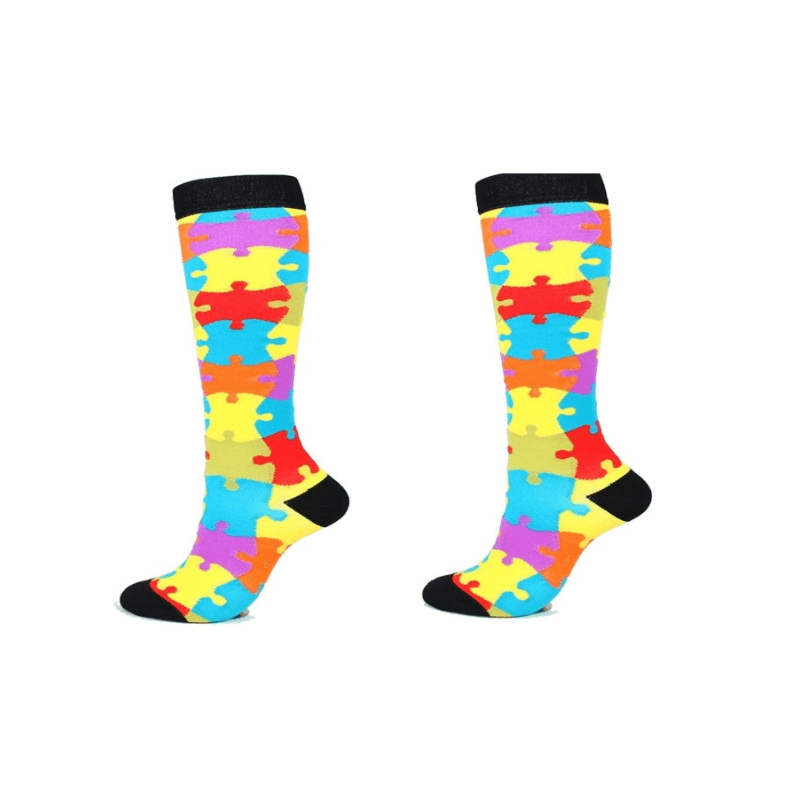 6 Funny Styles Compression Socks For Women-Plantar Socks