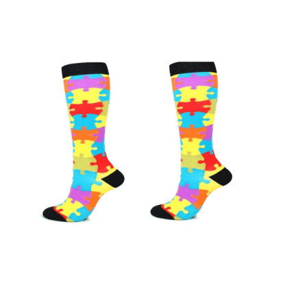 6 Funny Styles Compression Socks For Women-Plantar Socks