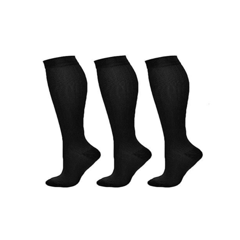 Compression Sports Socks For Women 30 MmHg - 3 Pack-Plantar Socks