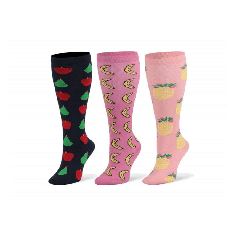 Compression Sports Socks For Women 30 MmHg - 3 Pack-Plantar Socks