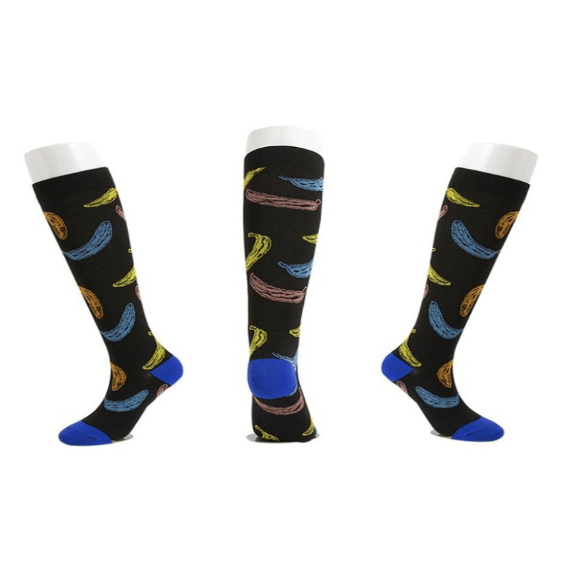 Bananas Style Unisex Compression Socks-Plantar Socks