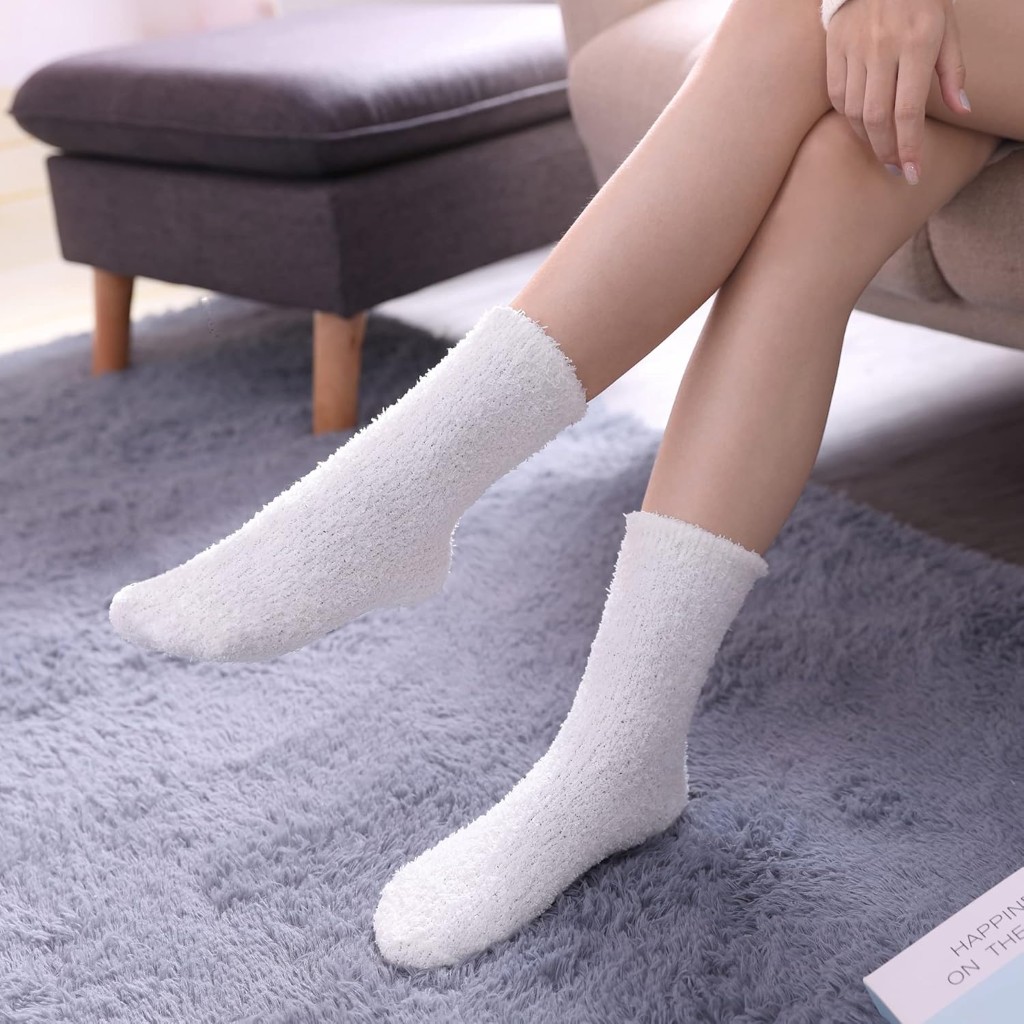Cozy Fluffy Winter Slipper Socks For Women