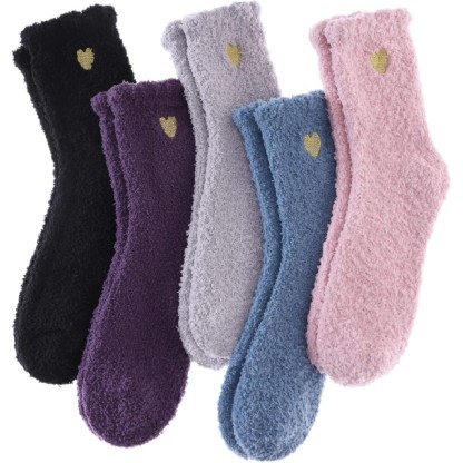 Cozy Fluffy Winter Slipper Socks For Women