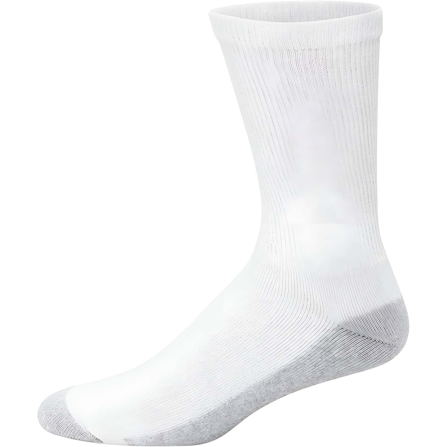 12 Pairs Cushioned Crew Socks-Plantar Socks