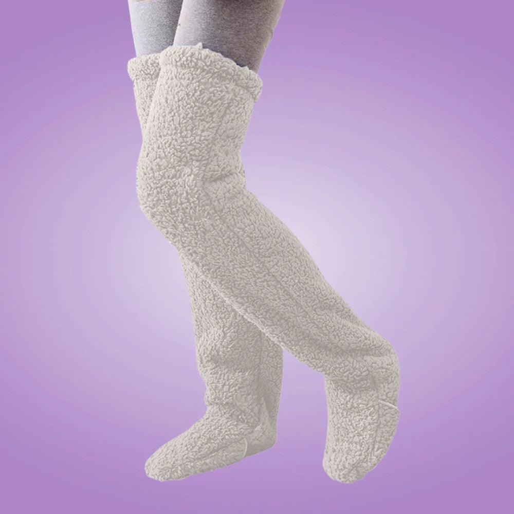 Fluffy Cuddle Sock Slippers-Plantar SocksFluffy Cuddle Sock Slippers - Image 11