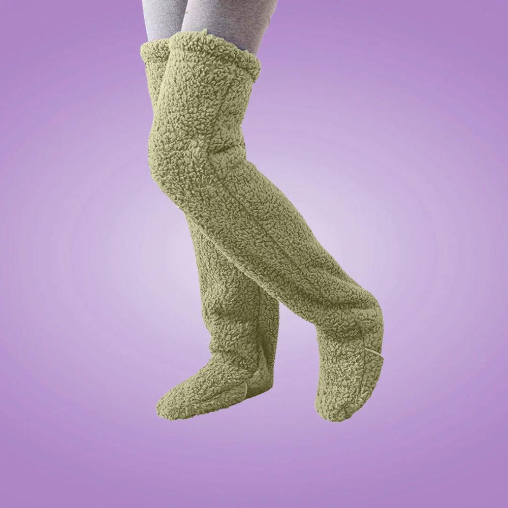 Fluffy Cuddle Sock Slippers-Plantar SocksFluffy Cuddle Sock Slippers - Image 13