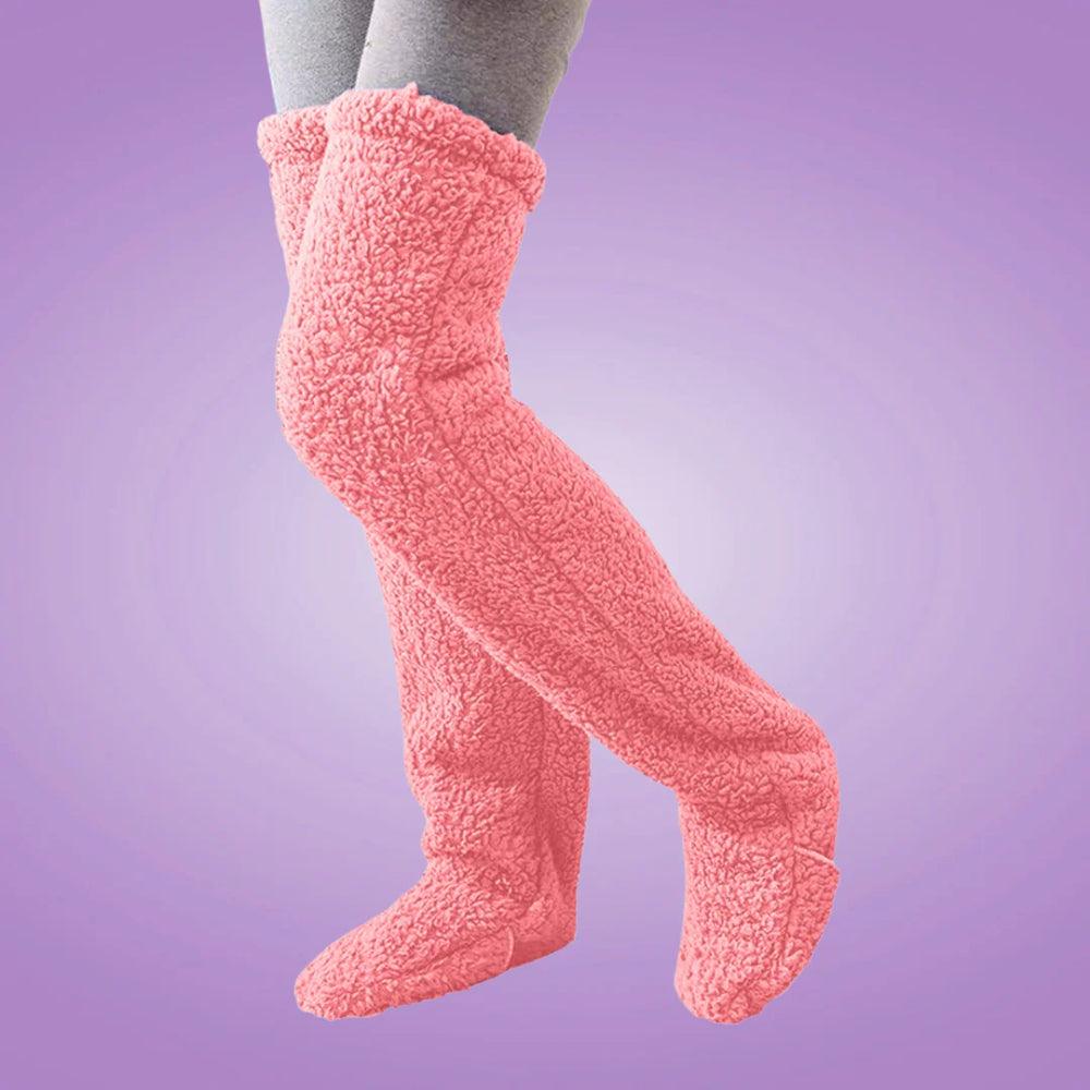Fluffy Cuddle Sock Slippers-Plantar SocksFluffy Cuddle Sock Slippers - Image 10