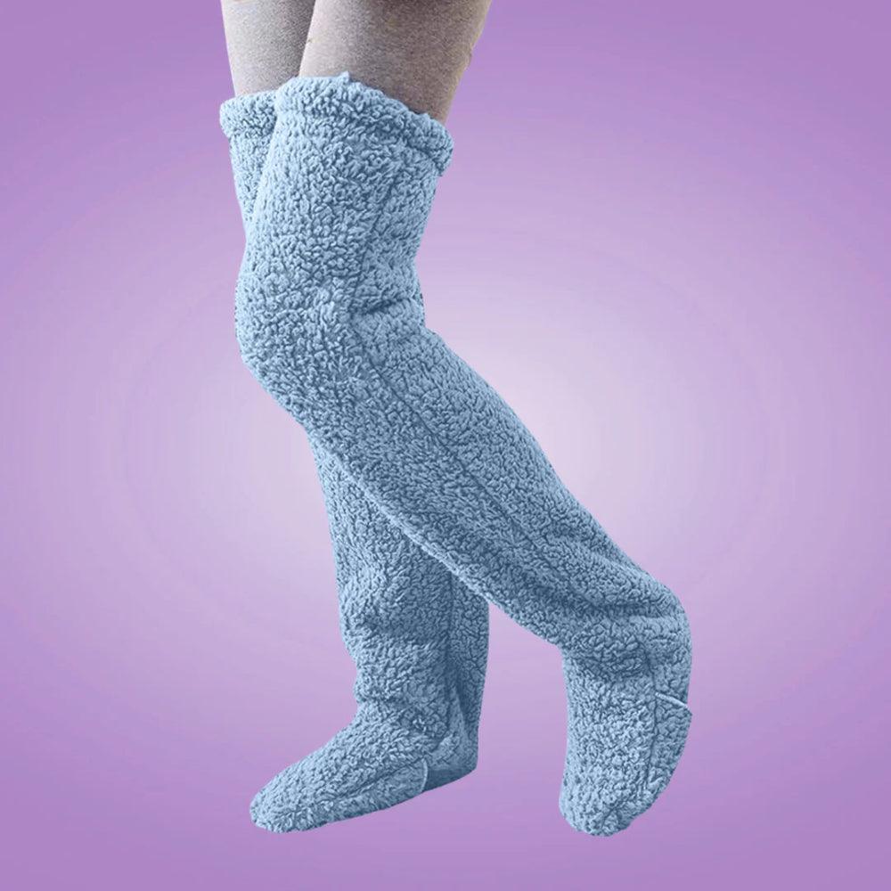 Fluffy Cuddle Sock Slippers-Plantar SocksFluffy Cuddle Sock Slippers - Image 12