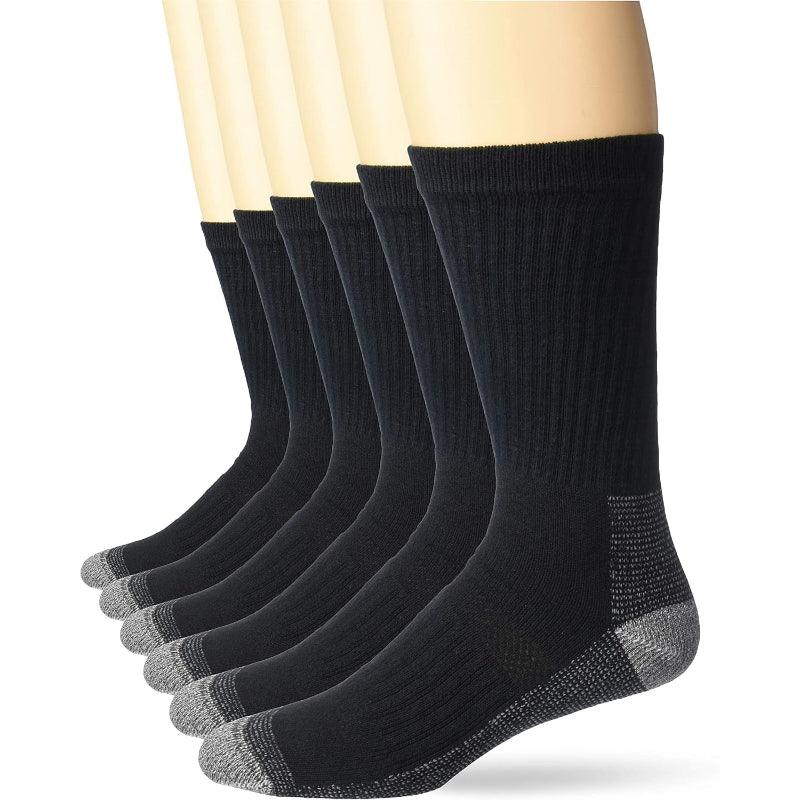 Pack Of 4 Durable Workgear Crew Antimicrobial Socks-Plantar Socks