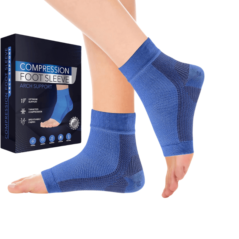 Full Sleeve Printed Compression Socks-Plantar Socks
