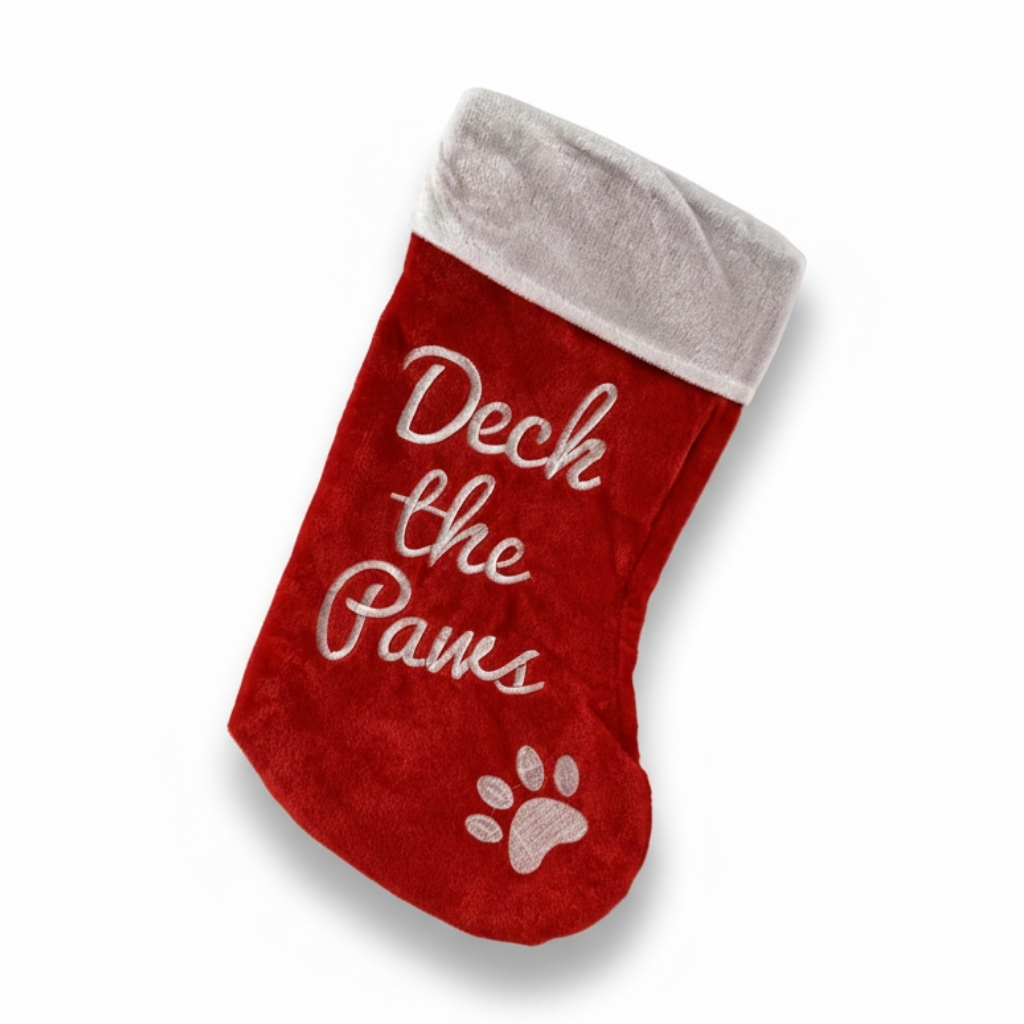 Funny Pet Christmas Stockings With Paw Print Design For Tree And Gift DecorFunny Pet Christmas Stockings With Paw Print Design For Tree And Gift Decor - Image 2