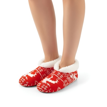 Non Slip Warm Plush Fleece Socks For Women