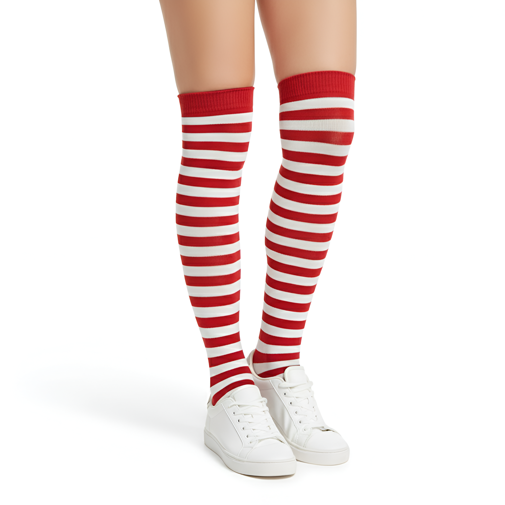 Doll Style Striped Socks for Women For Parties And Costumes