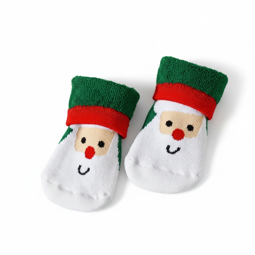 5 Pairs Of Cozy Christmas Socks Set