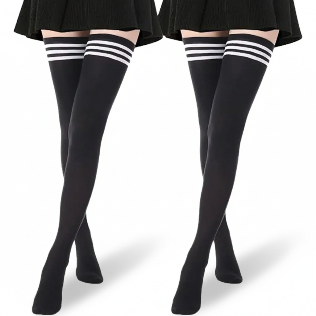 Extra Long High 2 Pairs Of Socks