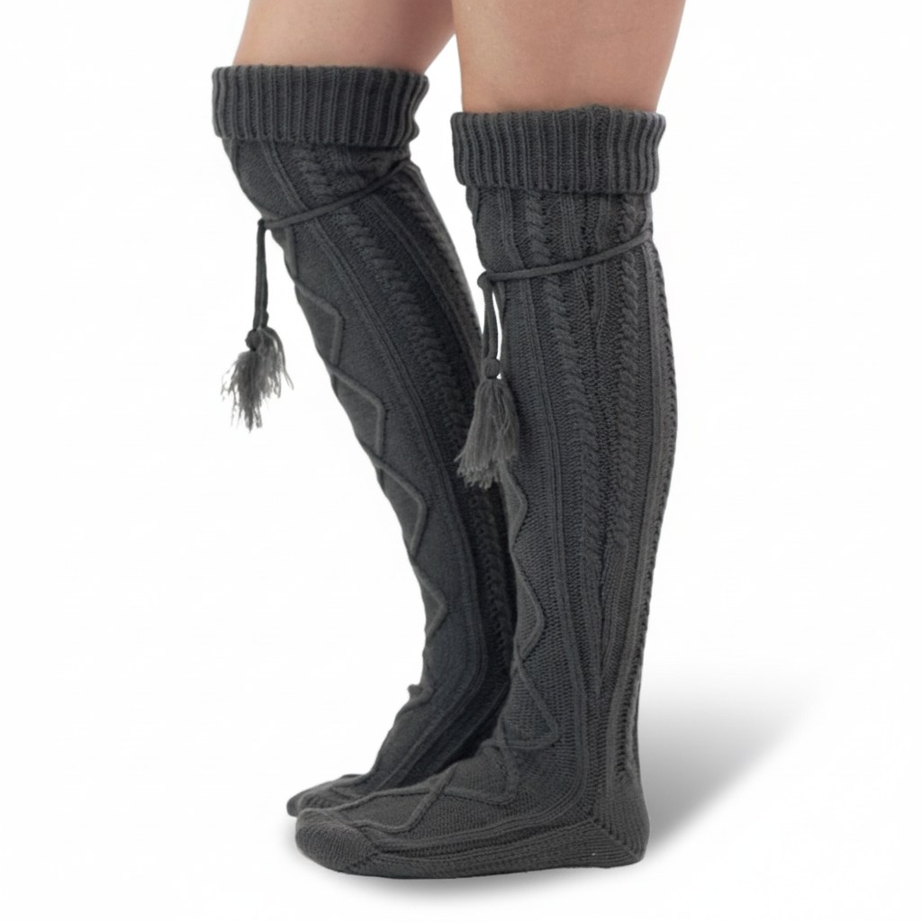 Button Boot Socks With Lace Trim Boutique Socks
