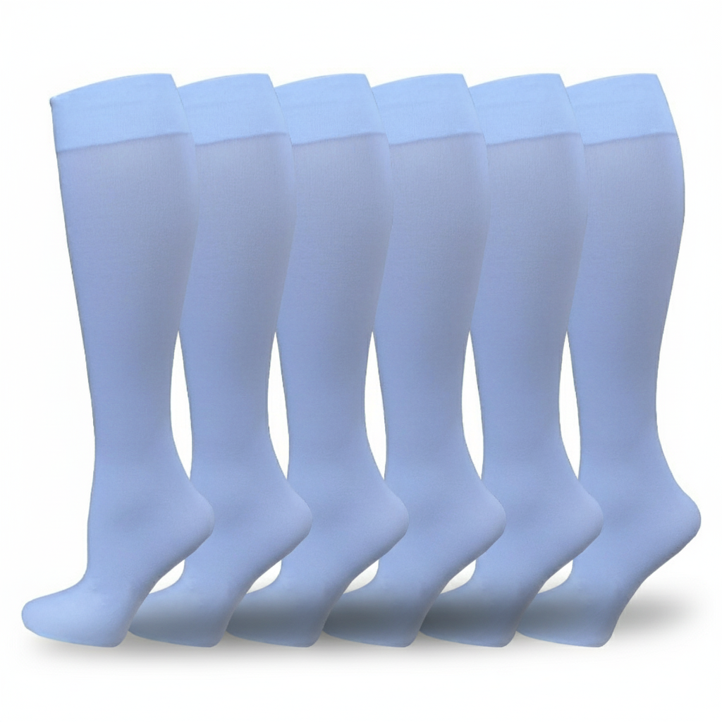 6 Pairs Women Stretchy Spandex Trouser Socks6 Pairs Women Stretchy Spandex Trouser Socks - Image 4