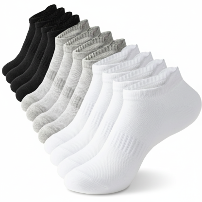 6 Pairs Women Ankle Socks Athletic Running Low Cut Socks