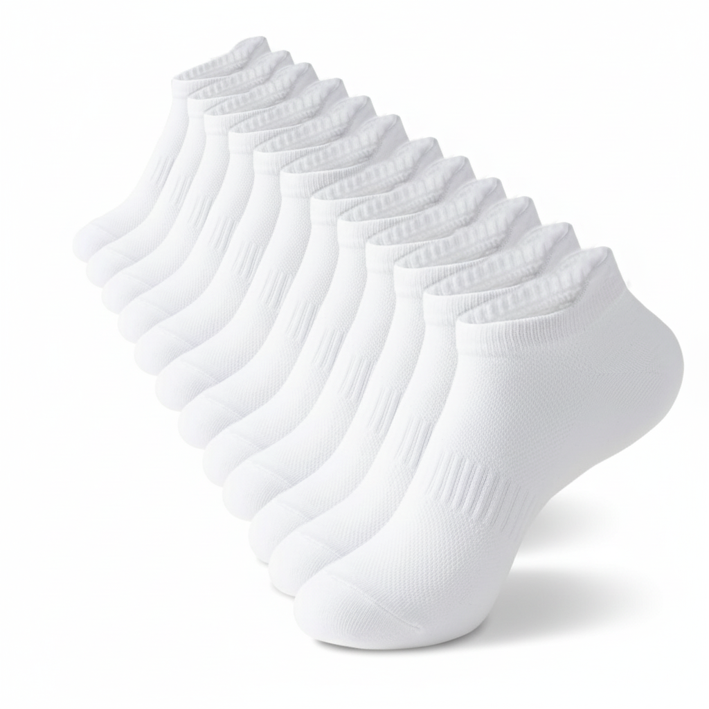 6 Pairs Women Ankle Socks Athletic Running Low Cut Socks