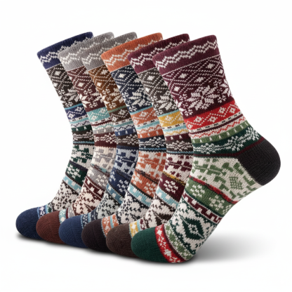 Winter Warm Soft Crew Wool Socks for Men and Women