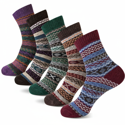 Winter Warm Soft Crew Wool Socks for Men and Women