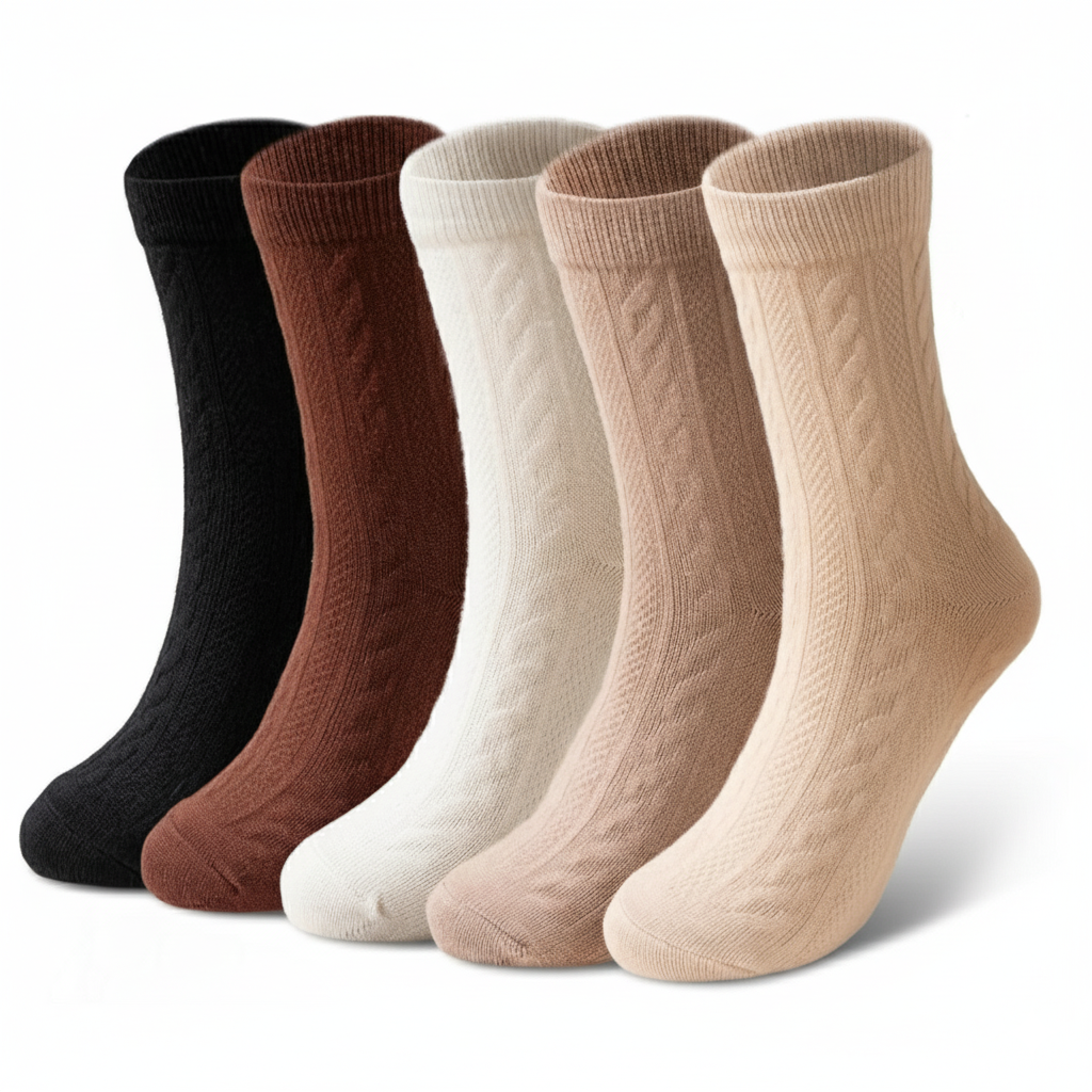 5 Pairs Fluffy And Cozy Winters Socks