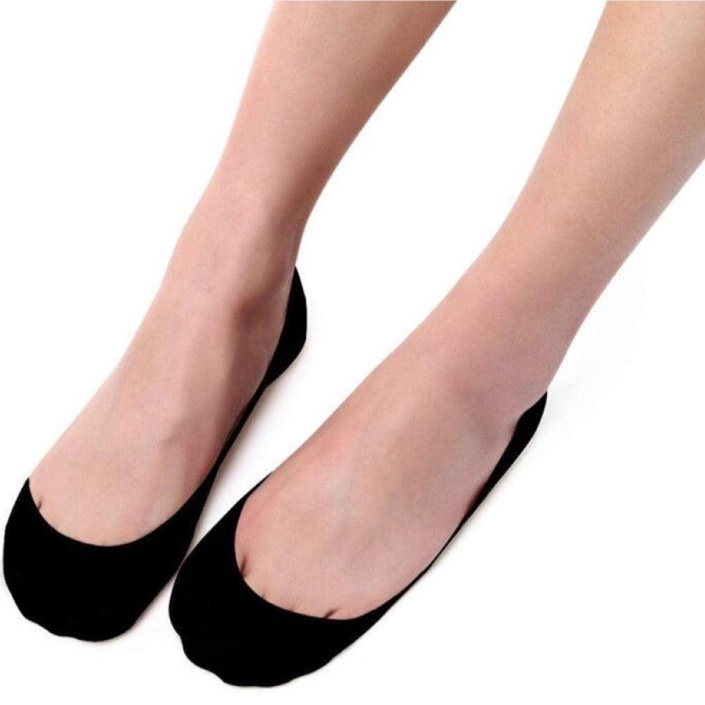 Pack Of 8 No Show Non Slip Socks-Plantar Socks