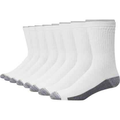 Max Cushioned Crew Toe Socks Pack Of 12-Plantar Socks