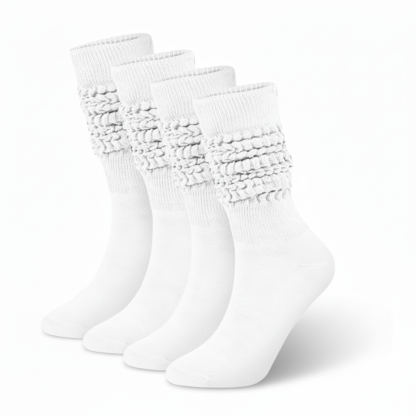 Women 2 Pairs of Slouch Scrunch Socks