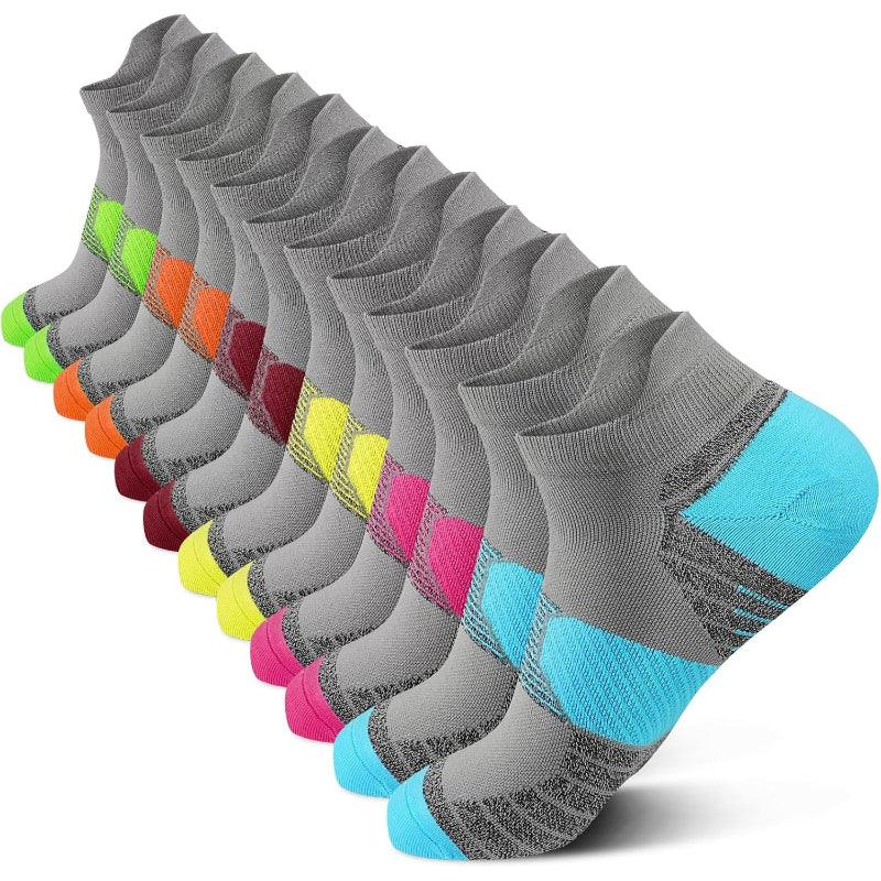 Pack Of 6 Compression And Ankle Support Socks-Plantar Socks