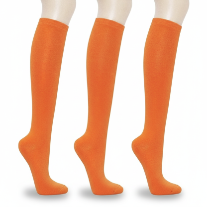 Pack Of 3 Solid And Striped Fashion Socks