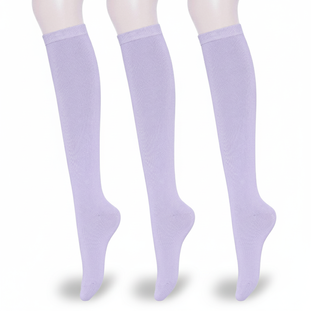 Pack Of 3 Solid And Striped Fashion Socks3 Pairs Of Solid And Striped Fashion Socks - Image 8