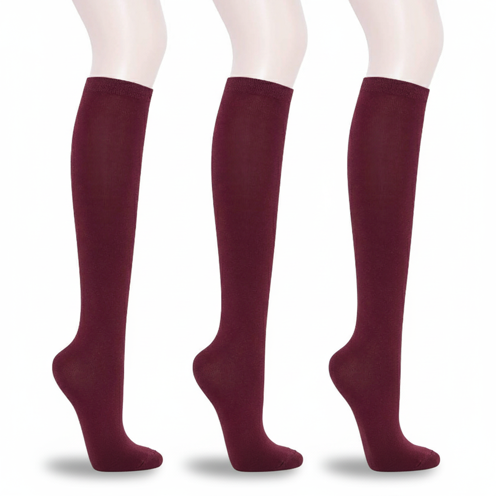 Pack Of 3 Solid And Striped Fashion Socks3 Pairs Of Solid And Striped Fashion Socks - Image 7