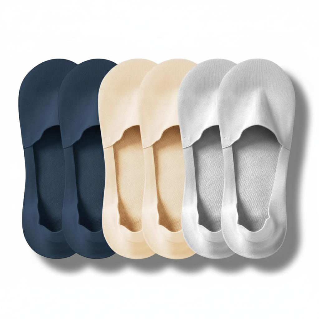 Pack Of 3 Women Thin No Show Socks