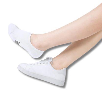 Pack Of 5 Low Cut Non Slip Athletic Cotton Invisible Socks