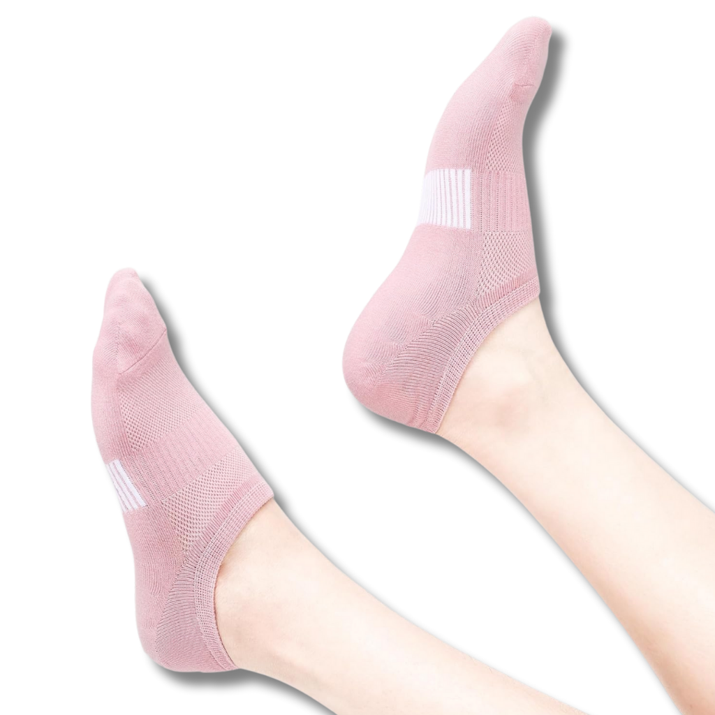 Pack Of 5 Low Cut Non Slip Athletic Cotton Invisible Socks