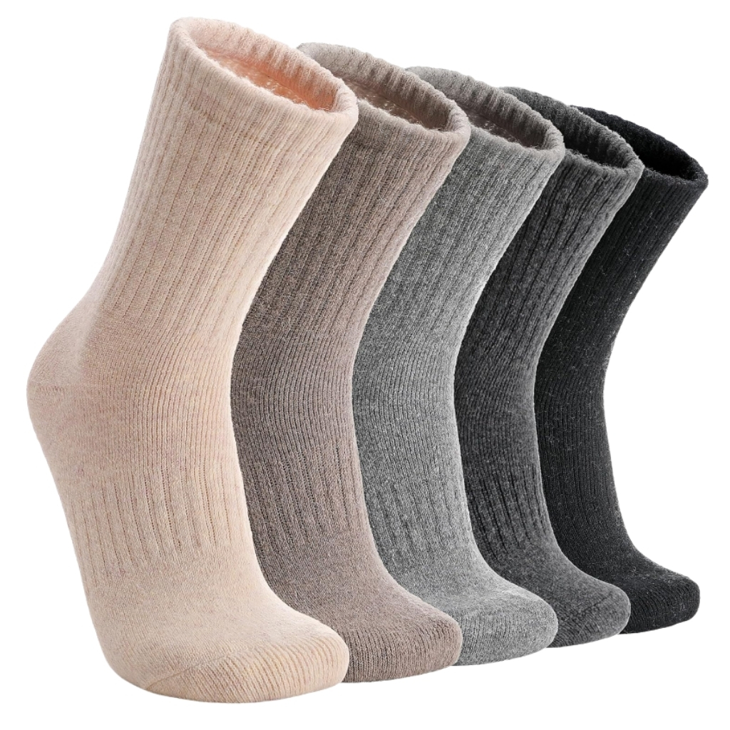 Pack Of 5 Merino Wool Hiking Warm Winter Socks