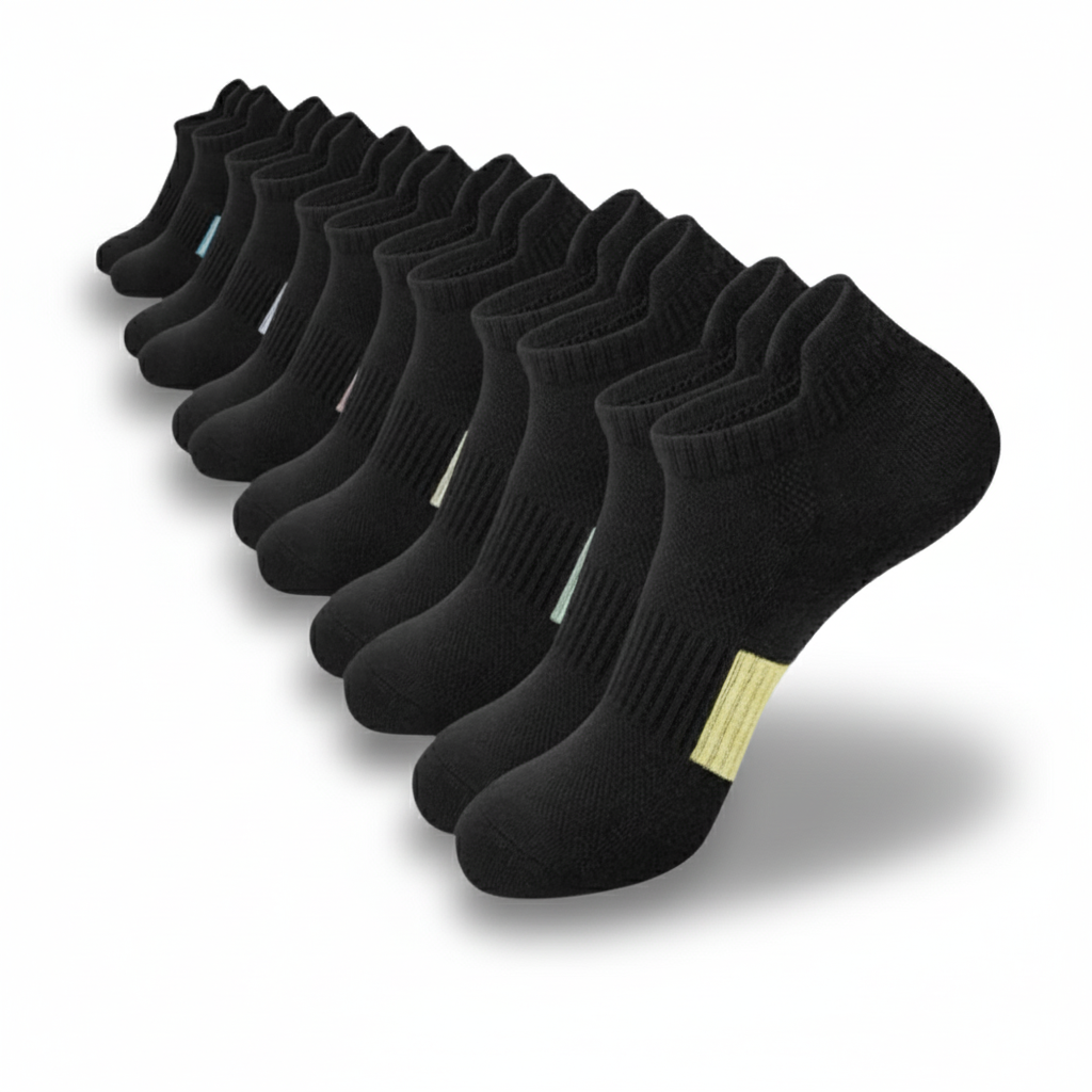 Pack Of 6 Lightweight Low Cut Casual Cotton Socks