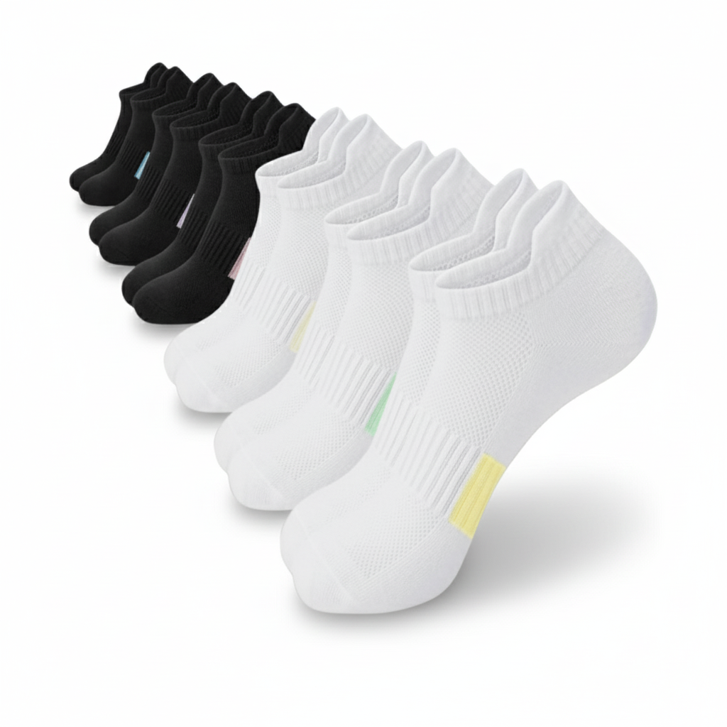 Pack Of 6 Lightweight Low Cut Casual Cotton Socks6 Pairs Of Lightweight Low Cut Casual Cotton Socks - Image 5