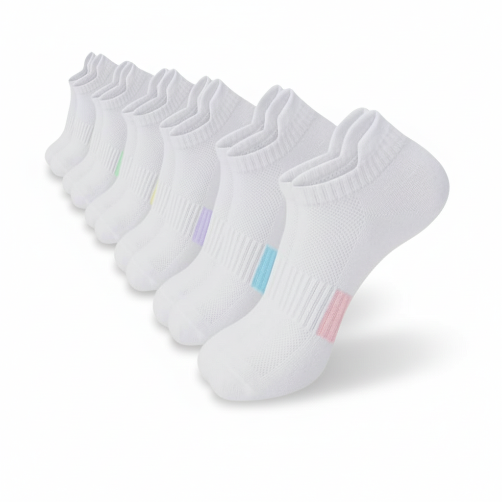 Pack Of 6 Lightweight Low Cut Casual Cotton Socks6 Pairs Of Lightweight Low Cut Casual Cotton Socks - Image 3