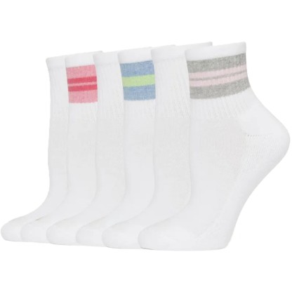 Pack Of 6 Mini Crew Socks