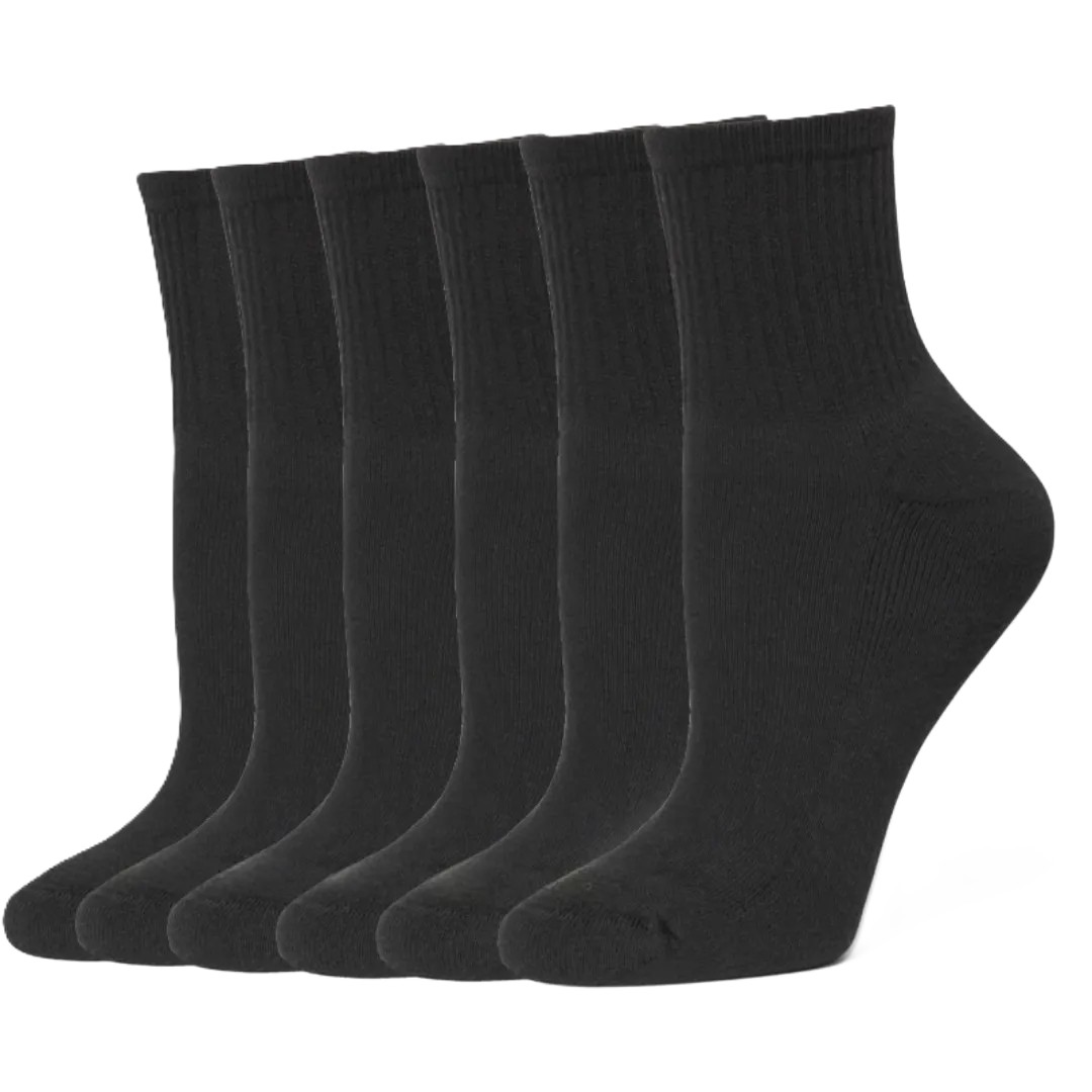 Pack Of 6 Mini Crew Socks