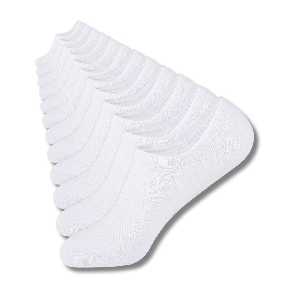 Pack Of 6 Women Invisible Flat Boat Casual Socks