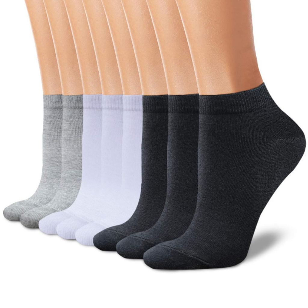 Pack Of 8 Ankle Casual Socks For Women