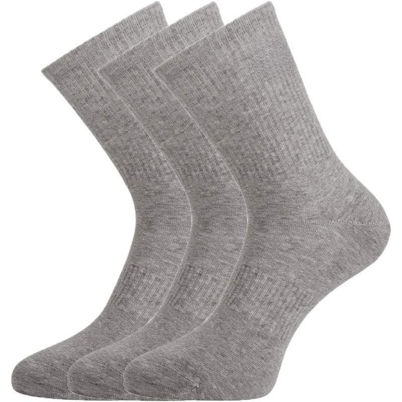 Pack Of 3 Athlete Odor Resistant Crew Antimicrobial Socks-Plantar Socks