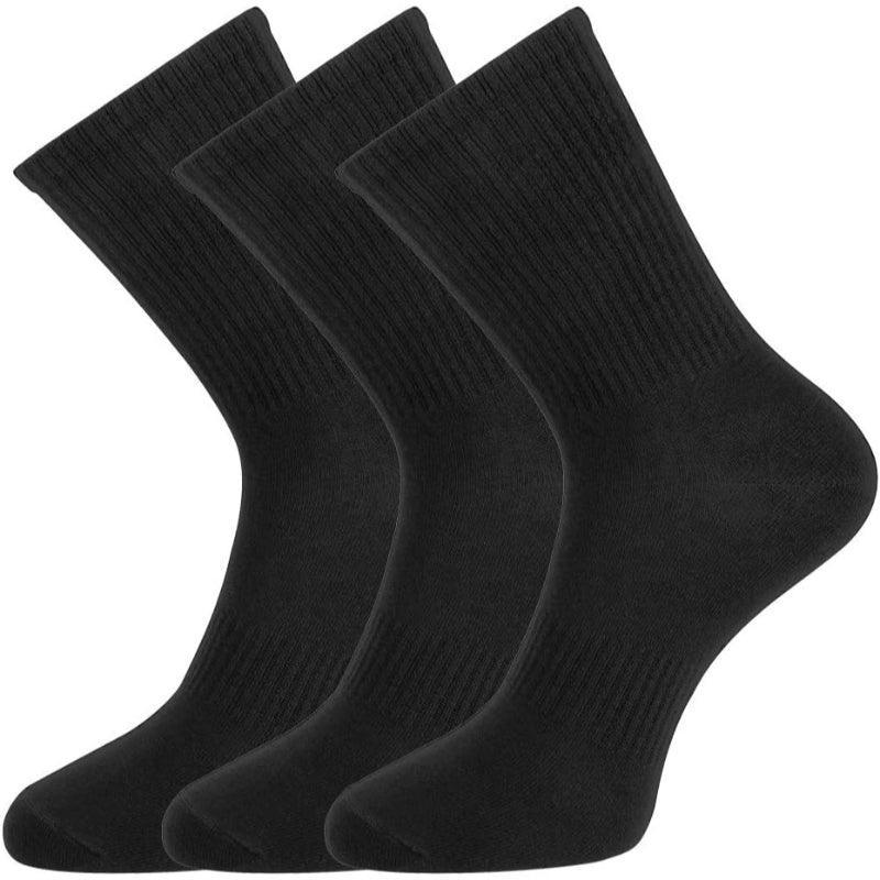 Pack Of 3 Athlete Odor Resistant Crew Antimicrobial Socks-Plantar Socks